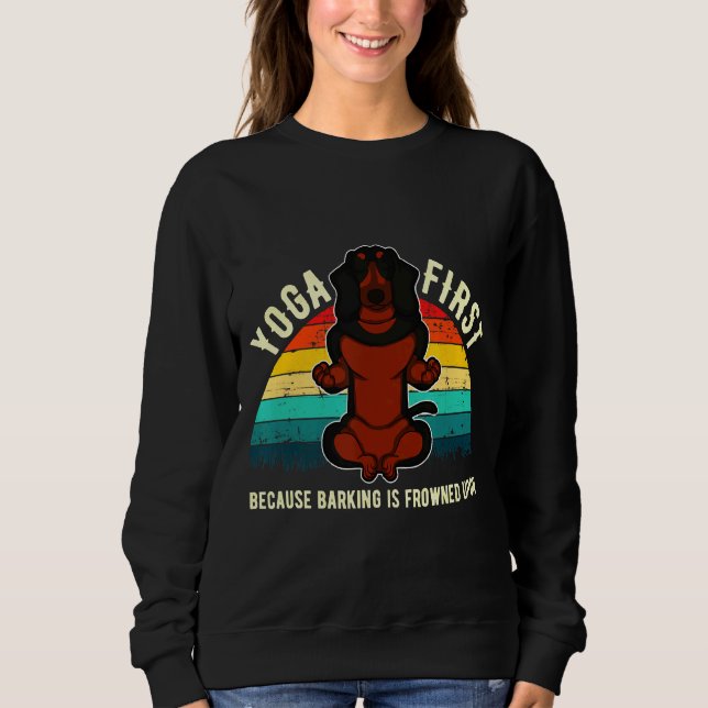 Sweatshirt Dachshund First (Devant)