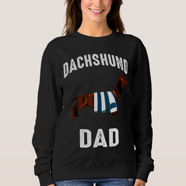 Sweatshirt Dachshund Gif Pour Chien (Devant)
