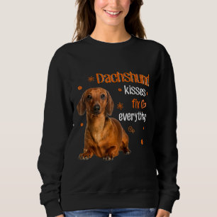 Sweatshirt Dachshund Kisses Réparez tout Dachshund Lover