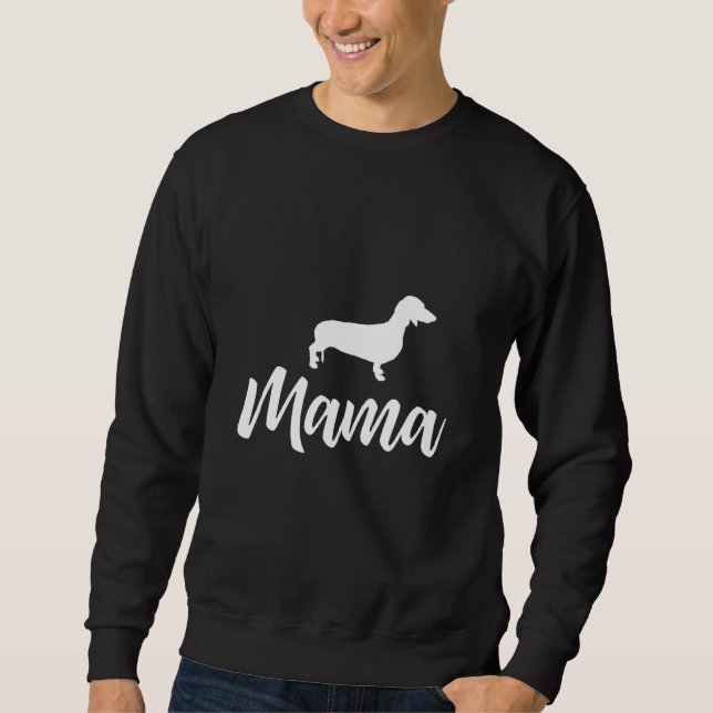 Sweatshirt Dachshund Mama Dachshund Wiener Chien (Devant)