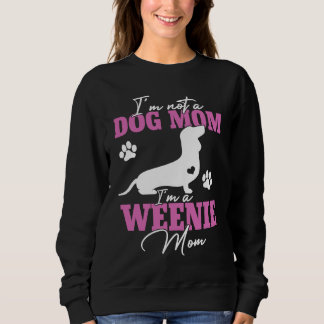 Sweatshirt Dachshund Mom Women  for Dog  Owners Cute Dog Mom
