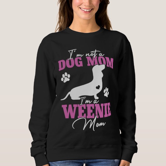 Sweatshirt Dachshund Mom Women  for Dog  Owners Cute Dog Mom (Devant)