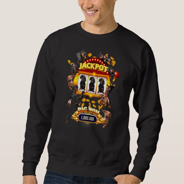 Sweatshirt Dachshund Noël Pour Enfants Ado Adulte Amour Dach (Devant)