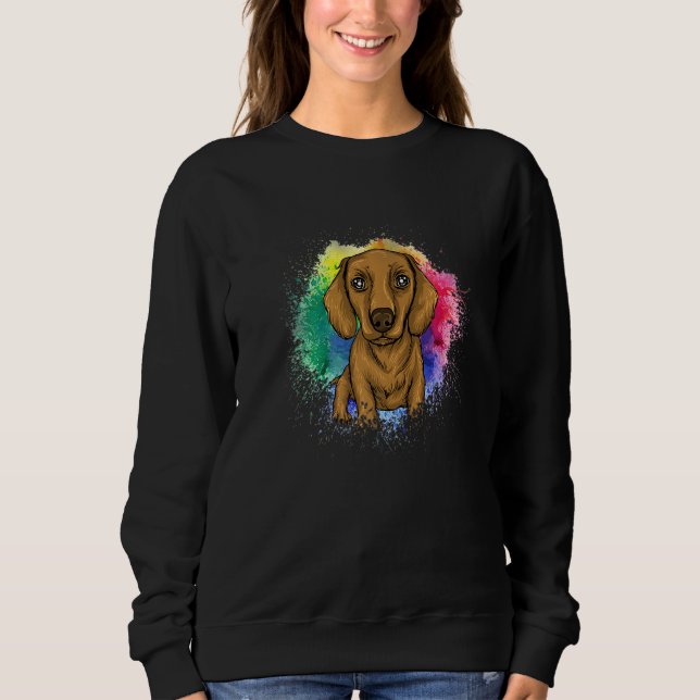 Sweatshirt Dachshund Owner Sausage Dog Doxie Wiener Women Dac (Devant)