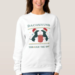 Sweatshirt Dachshund Saucisse Chien maman, Doxie Maman