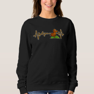 Sweatshirt Dachshund Yoga Poses Sport Gymnastique Ohmmm Batte