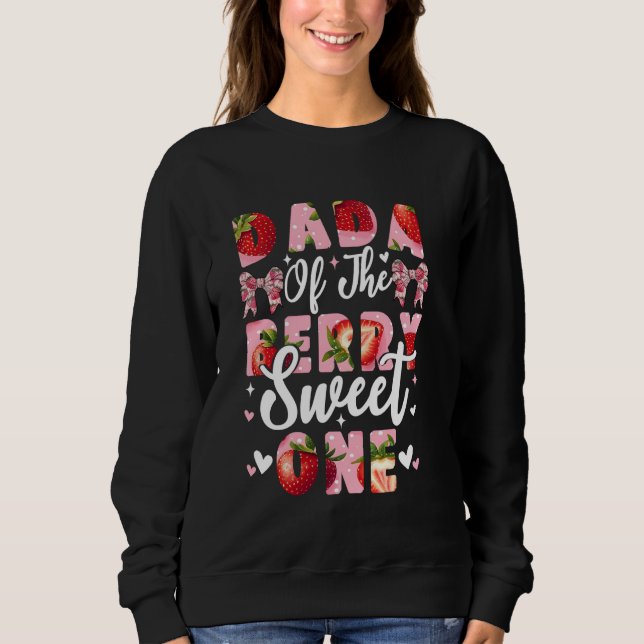 Sweatshirt Dada de la douce baie de fraise Première naissance (Devant)