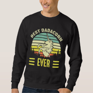 Sweatshirt Dadacorn Magique Arc-en-ciel Unicorn Horse Famille