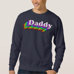 Sweatshirt Daddy Gay Daddy Bear Retro LGBT Rainbow LGBTQ