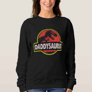 Sweatshirt Daddysaurus Papa Mari Correspondant Dinosaure Dadd