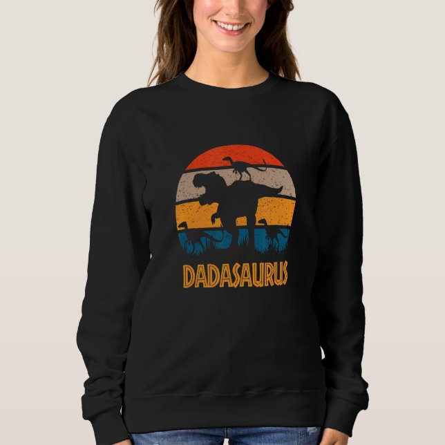 Sweatshirt Daddysaurus Rex Dinosaur Daddy Saurus Daddy Dino 6 (Devant)