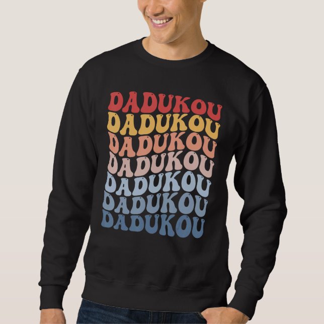 Sweatshirt Dadukou City Groovy Retro (Devant)