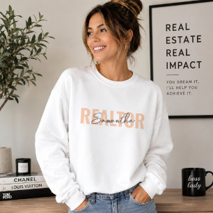 Sweatshirt d'agent immobilier Pullover d'agent i