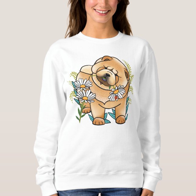 Sweatshirt DAISEE MAE chow chips choisir style et couleur (Devant)