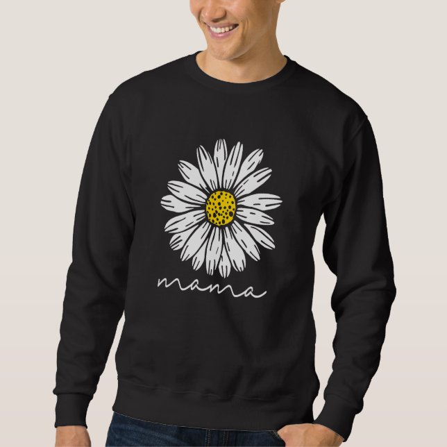 Sweatshirt Daisy Wildflower Gifts for Mom Mama Graphic Tees f (Devant)