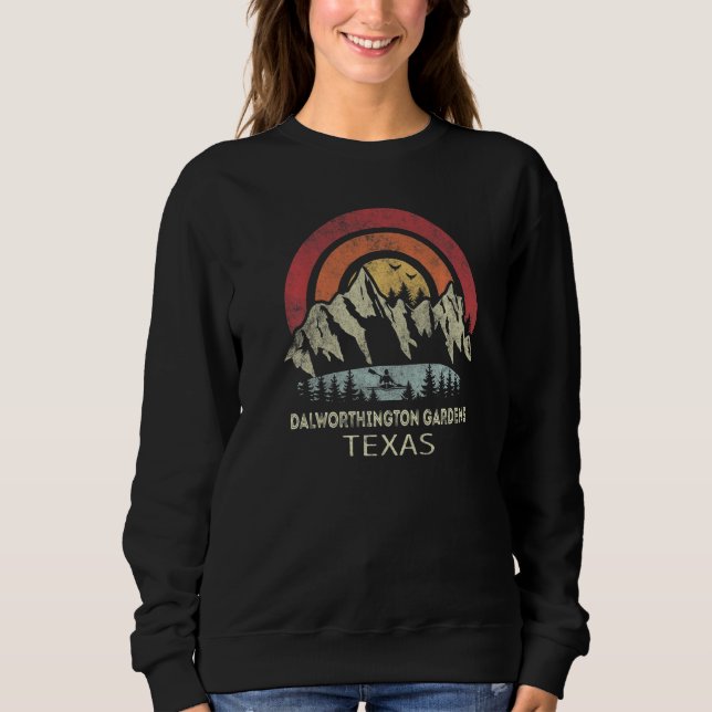 Sweatshirt Dalworthington Gardens Texas Mountain Sunset Sunri (Devant)