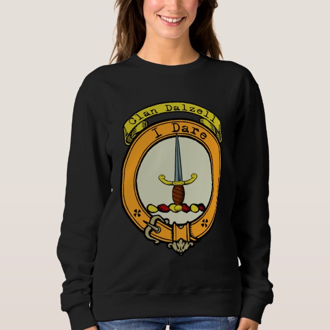 Sweatshirt Dalzell Clan Scottish Crest (Devant)