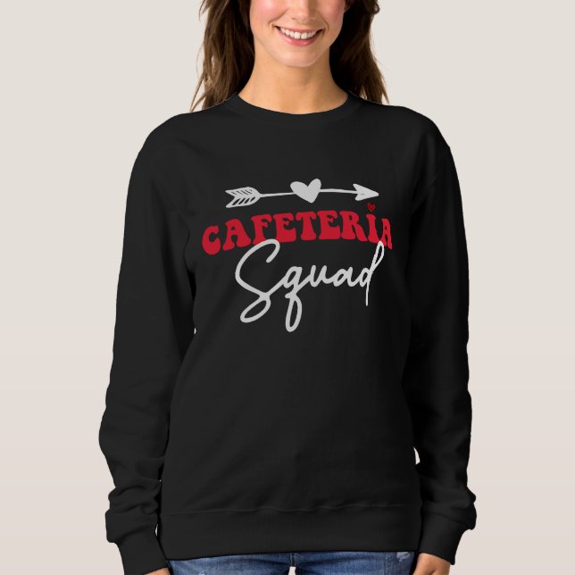 Sweatshirt Dame de cantine de la brigade de la cantine (Devant)