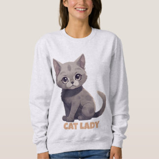 Sweatshirt Dame du chat