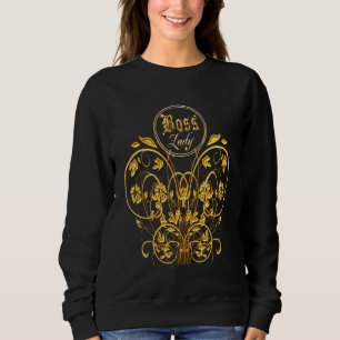 Sweatshirt Dame Patronnesse Papillon Floral