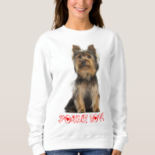 Sweatshirt Dames de chiots du Yorkshire Terrier