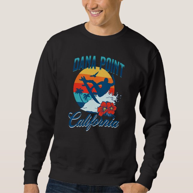 Sweatshirt Dana Point California Beach Surf Vacances d'été V (Devant)