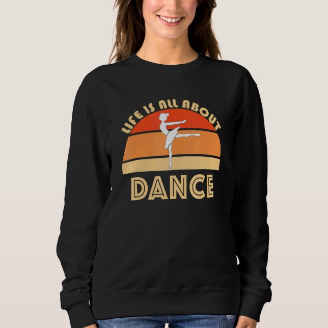 Sweatshirt Dance Class Ballerina Ballet Dancing Jete Plie Bar (Devant)