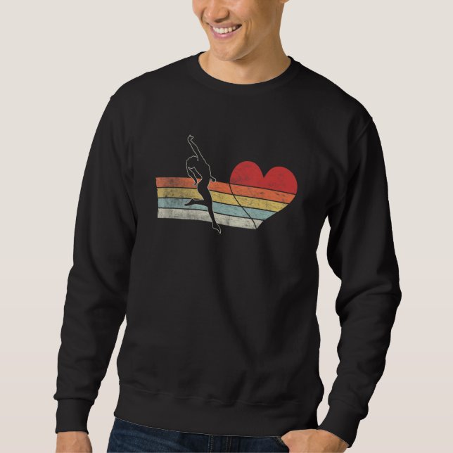 Sweatshirt Dance Coach Retro I Love Dance Valentine's Day Tea (Devant)