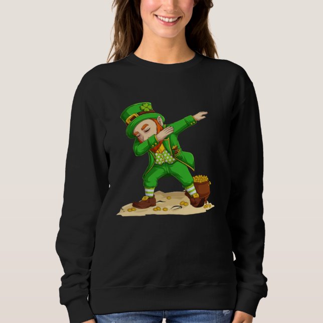 Sweatshirt Dance St Patricks Day Shamrock Graphic (Devant)