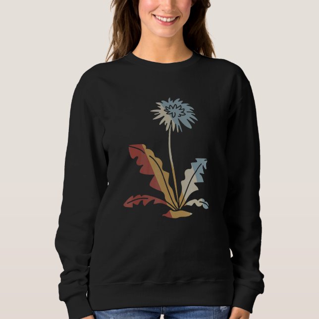 Sweatshirt Dandelion Style Rétro Vintage 1 (Devant)