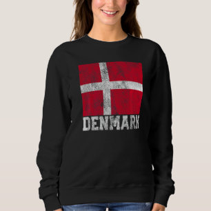 Sweatshirt Danemark Drapeau National Pride Racines Pays Famil