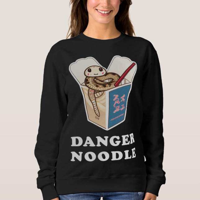 Sweatshirt Danger Noodle Serpent Enfants Serpents Mème  Pytho (Devant)