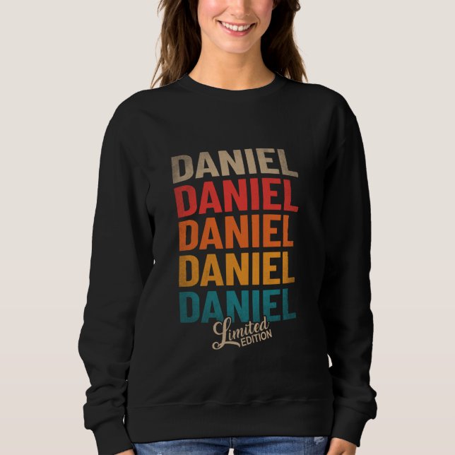 Sweatshirt Daniel Prénom - Vintage Daniel Limited Edition (Devant)