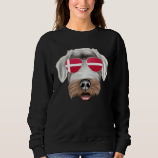 Sweatshirt Danish Flag Chinese Shar Pei Dog Denmark Pocket