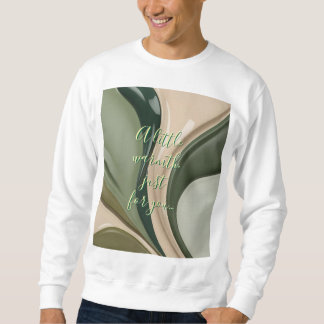 Sweatshirt dans graphique abstrait élégant