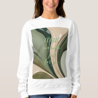 Sweatshirt dans graphique abstrait élégant