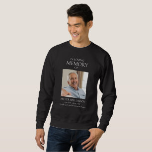 Sweatshirt Dans la mémoire amoureuse funérailles photo minima