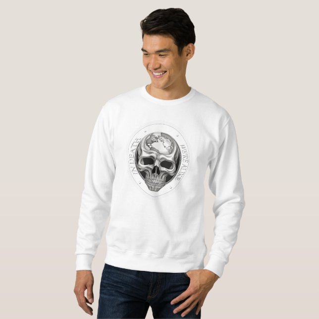 Sweatshirt Dans la mort, nous sommes comme (Devant entier)