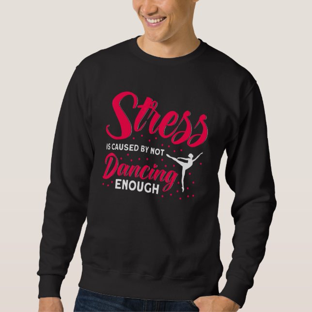 Sweatshirt Danse Ballet Danse Fille Ballerina Pas Danser Eno (Devant)