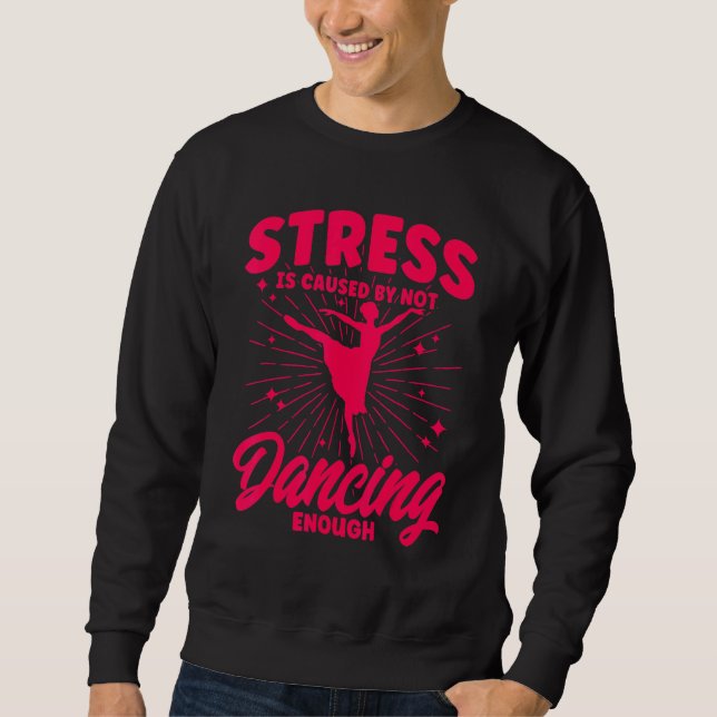 Sweatshirt Danse Ballet Danse Fille Ballerina Pas Danser Eno (Devant)
