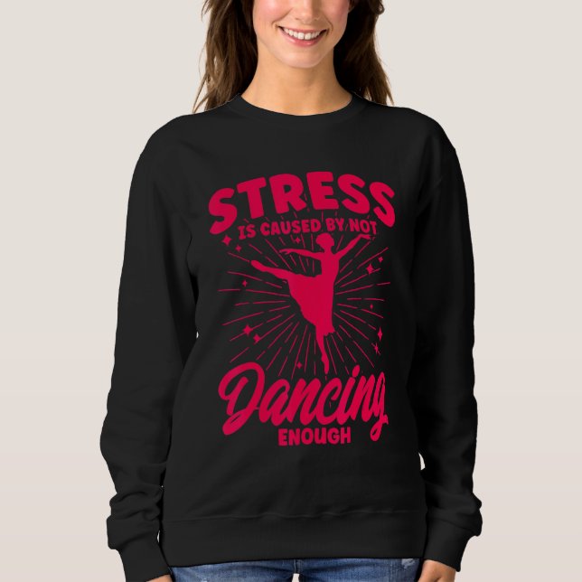 Sweatshirt Danse Ballet Danse Fille Ballerina Pas Danser Eno (Devant)