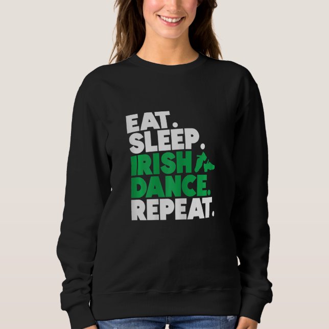 Sweatshirt Danse irlandaise Ceili Reel Dance Feed Irish Step  (Devant)