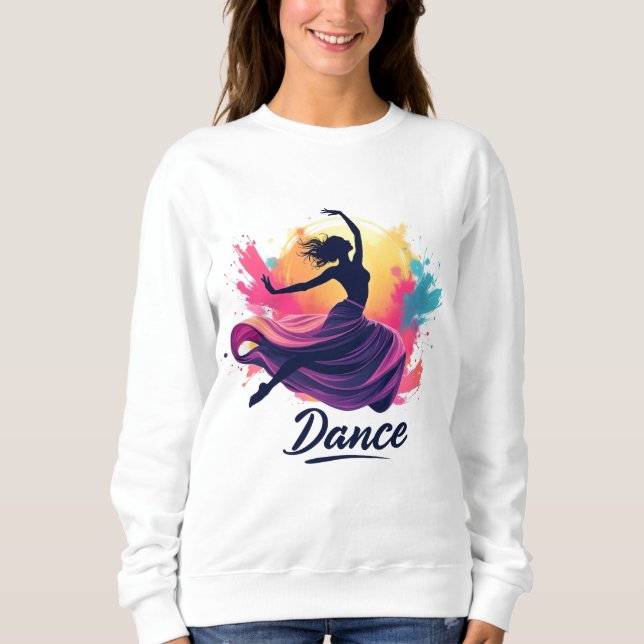 Sweatshirt danse soirée dansante amateur de danse (Devant)
