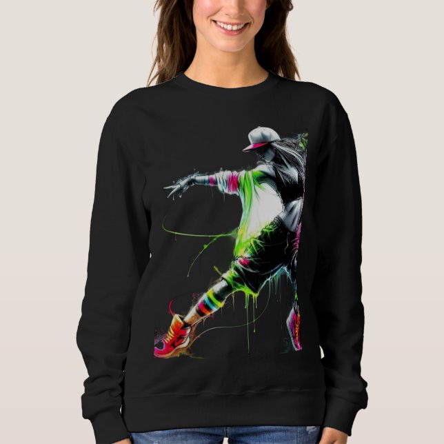 Sweatshirt danse soirée dansante amateur de danse (Devant)
