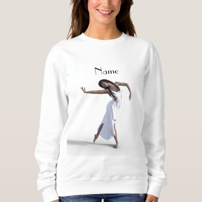 Sweatshirt Danseuse blanche Thunder_Cove (Devant)