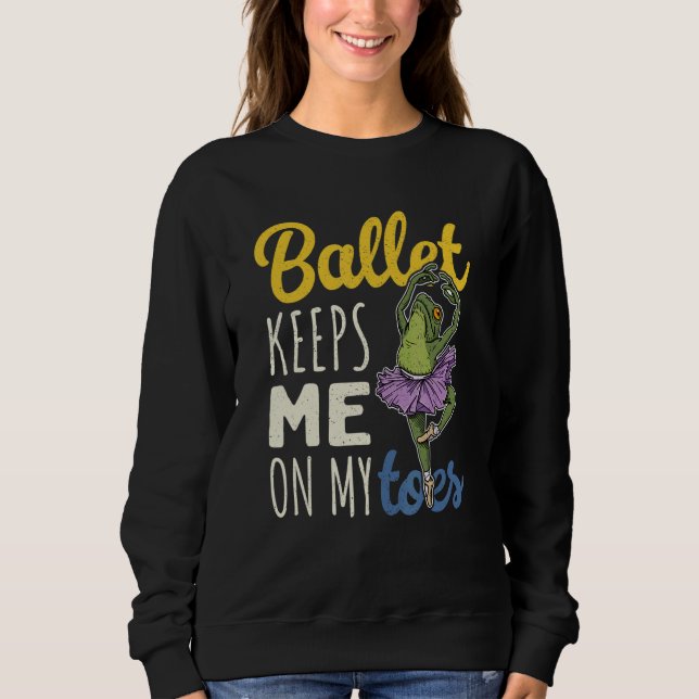 Sweatshirt Danseuse de ballet Danseuse Danse de ballet Costum (Devant)
