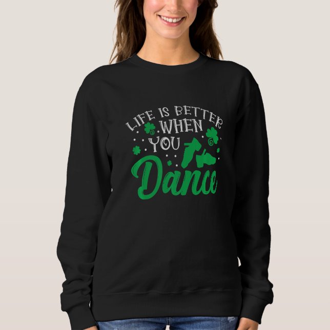 Sweatshirt Danseuse irlandaise Ceili Reel Dance Feis Danse à  (Devant)