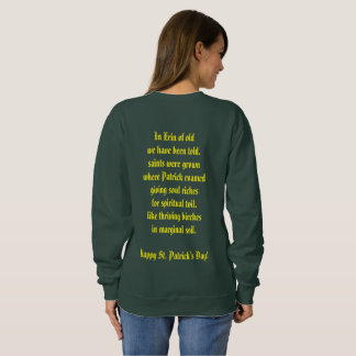 Sweatshirt d'arbre de bouleau du jour de St
