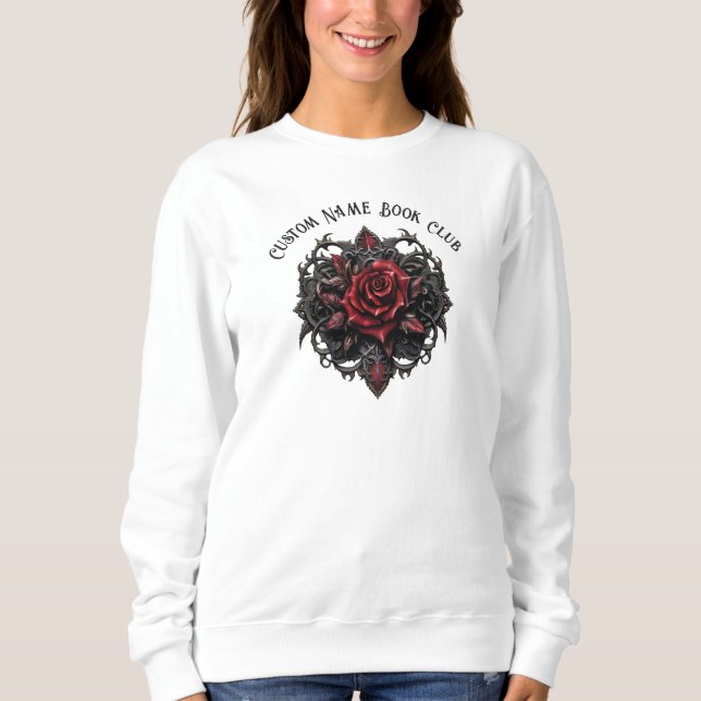 Sweatshirt Dark Romance, Club de lecture personnalisé (Devant)