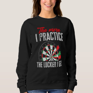 Sweatshirt Dart Darts Player Plus je pratique le lackier